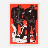 Cleon Peterson, Pissers (Red), 2018, screenprint in colors on Coventry Rag
