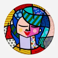 Romero Britto, Mrs. Renold, 2004, acrylic on canvas