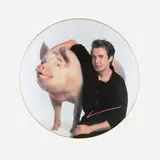 Jeff Koons, Signature Plate (for Parkett 19), 1989, porcelain with decal