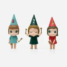 123 Drumming Girls by Yoshitomo Nara, 2020, painted cast vinyl, sold Aug 2024