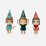 Yoshitomo Nara, 123 Drumming Girls, 2020, painted cast vinyl