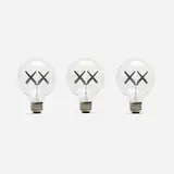 Kaws, Standard light bulbs, set of three, 2011, light bulb