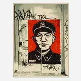 Chinese San Francisco by Shepard Fairey, 2004, screenprint in colors, sold Aug 2024