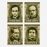 Godfather by Shepard Fairey, 2006, screenprint in colors, sold Aug 2024