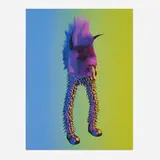 The Haas Brothers, MultiBeast, 2023, pigment ink print on Mohawk Superfine mounted to paperboard