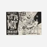 Robert Williams, 4th Annual Best of the West Show, 1983, ink and correction fluid on paper