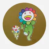 Flower Parent and Child, Rum Pum Pum! by Takashi Murakami, 2021, offset lithograph in colors, sold Aug 2024