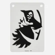 Virgil Abloh, Reaper I, 2019, lithograph on transparent vinyl