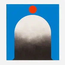 Math Bass, Newz!, 2021, screenprint and lithograph in colors on Coventry Rag
