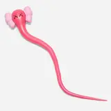Kaws, Bendy (Pink), 2003, painted cast vinyl, plastic