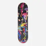 Takashi Murakami X ComplexCon, Polluted skateboard deck, 2019, transfer-printed maple plywood