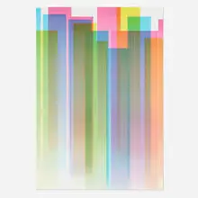 Felipe Pantone, Substractive Variability P1, 2020, lithograph in colors on Magnani Incisione