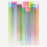 Felipe Pantone, Substractive Variability P1, 2020, lithograph in colors on Magnani Incisione