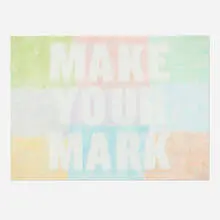 Trey Speegle, Make Your Mark (Your Title Here), 2013, watercolor and graphite on paper