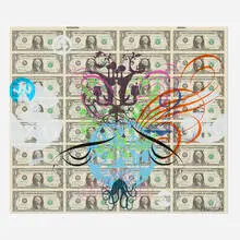Ryan McGinness, Untitled, 2005, mixed media on paper