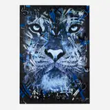 Martin Whatson x Snik, Going, Going, Gone, 2017, hand-embellished screenprint in colors, spraypaint, ink, acrylic