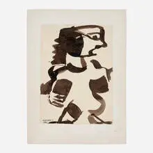 Vaclav Vytlacil, Abstract Figure, 1961, ink on paper