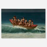 Harry Holland, Boat Red, 2014, oil on linen