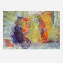 Sam Gilliam, The More Bucolic Sisters II, 1992, monoprint on BFK Rives