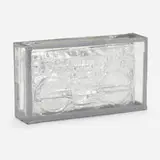 William Cordova, this is not 4 U (I miss U already...), 2009, aluminum foil, cardboard, reclaimed acrylic, tape