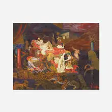 Jp Munro, S is for Sardanapalus, 2001-02, oil on linen