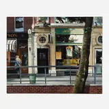 Frank Gunter, Antique Shop on Brompton Rd., London, 1974, oil on canvas