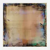Jimi Gleason, Pearl Crunch, 2006, silver deposit and acrylic on canvas