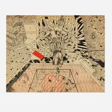 Untitled by Roland Reiss, c. 1960, ink on paper, sold Aug 2024