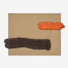 Fabian Marcaccio, Paint Zone L.A. #3, 1995, pigment plaster cast on linen