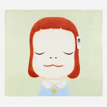 Yoshitomo Nara, WOW (Works on Whatever) Project beach towel, 2010, digital print on brushed cotton towel