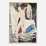 Alfonso Albacete, Cruces Negras, 1986, acrylic and charcoal on paper collage
