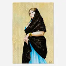 Leandro Velasco, Black Chal, 1997, oil on canvas
