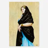 Leandro Velasco, Black Chal, 1997, oil on canvas