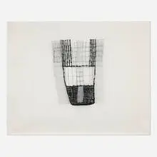 Susan Hefuna, Building, 2010, ink and pencil on tracing paper