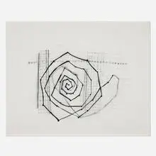 Susan Hefuna, Building, 2009, ink and pencil on tracing paper