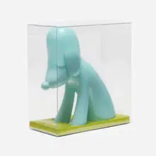 Aomori-ken (Dog Piggy Bank) (Blue) by Yoshitomo Nara, 2016, painted cast vinyl, sold Aug 2025
