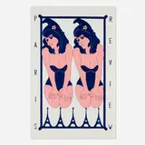 John Wesley, Untitled (Paris Review), 1965, screenprint in colors