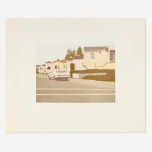 '64 Chrysler by Robert Bechtle, 1971, lithograph in colors, sold Aug 2025