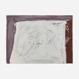 Antoni Tàpies, Plate 6 (from the Berliner-Suite), 1974, lithograph in colors on Arches
