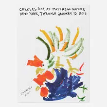 Charles Ray, Matthew Marks exhibition poster, 2012, offset lithograph in colors