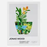 Jonas Wood, David Kordansky Gallery exhibition poster, 2014, offset lithograph in colors