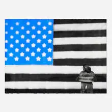 Nathaniel Mellors, For and Against Bricks, 2020, screenprint in colors