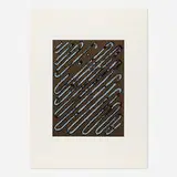 Ed Moses, Untitled (from the Barcelona Suite)