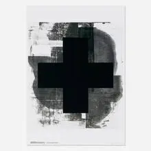 Christopher Wool, 2020 Migrate Art Solidarity, 2020, offset lithograph in colors