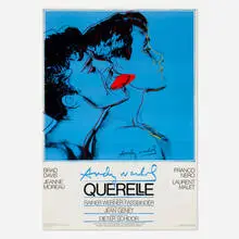 Querelle by Andy Warhol, 1982, offset lithograph in colors, sold Aug 2025
