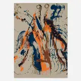Arman, Grey Mood Variation, 1977, screenprint in colors