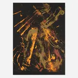 Arman, Romanticism in Gold, 1978, screenprint in colors