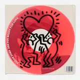 Keith Haring and Elton John, Are You Ready For Love album, 1985, screenprint on vinyl, vinyl record