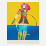 Richard Lindner, Hoop (from the Fun City portfolio)