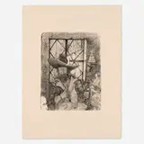 William T. Wiley, Erie Café, 1976, lithograph